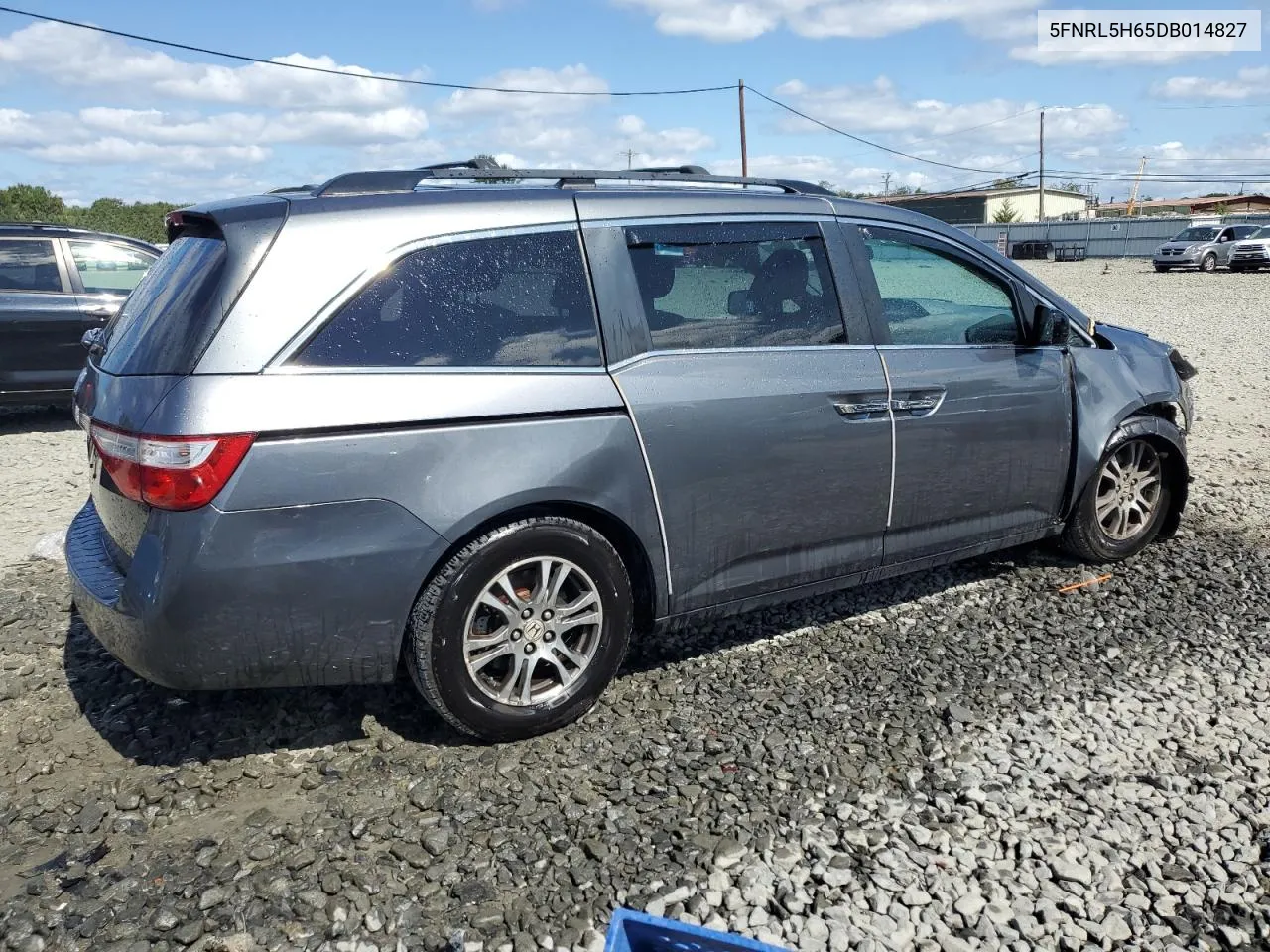 2013 Honda Odyssey Exl VIN: 5FNRL5H65DB014827 Lot: 70400824