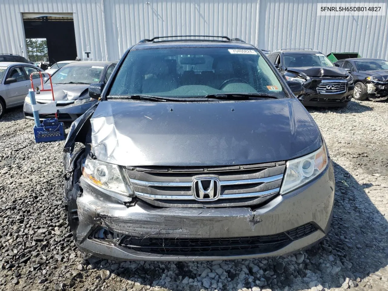 2013 Honda Odyssey Exl VIN: 5FNRL5H65DB014827 Lot: 70400824