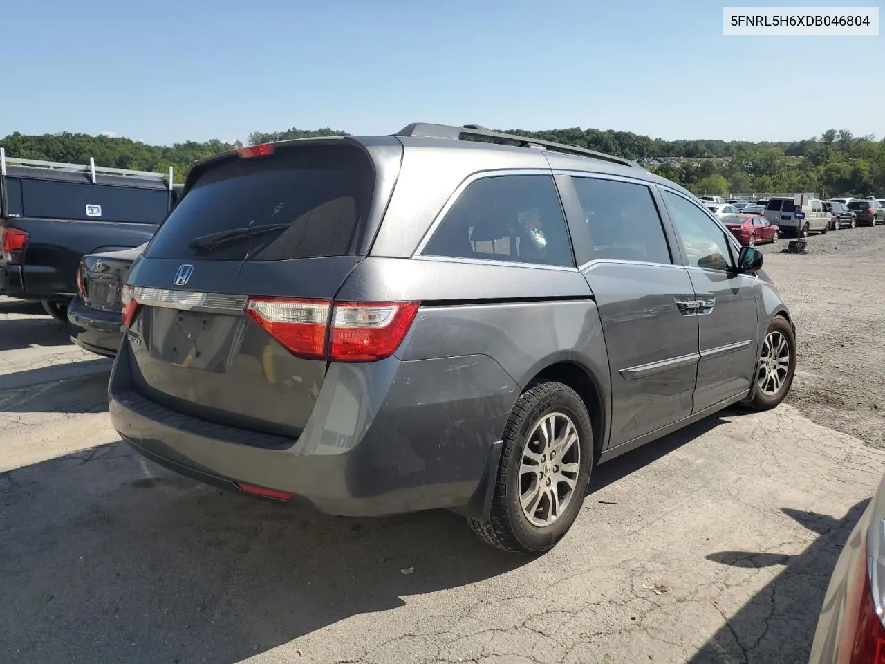 2013 Honda Odyssey Exl VIN: 5FNRL5H6XDB046804 Lot: 70465794