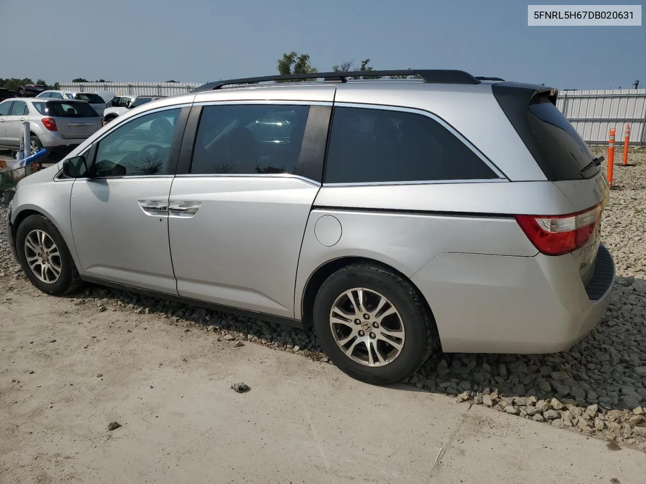 2013 Honda Odyssey Exl VIN: 5FNRL5H67DB020631 Lot: 70758284