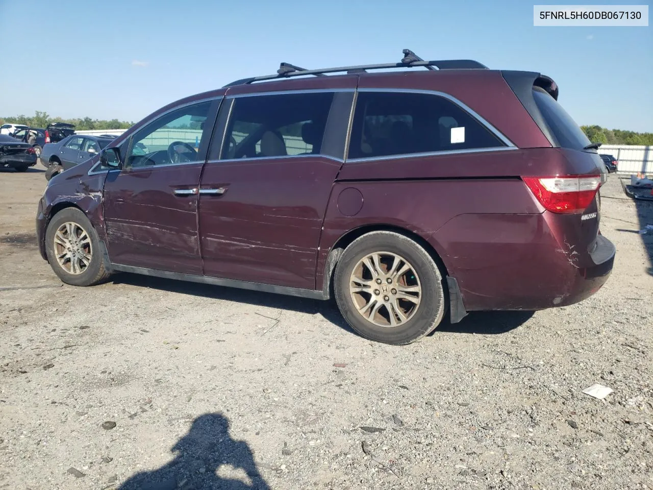 2013 Honda Odyssey Exl VIN: 5FNRL5H60DB067130 Lot: 70794254