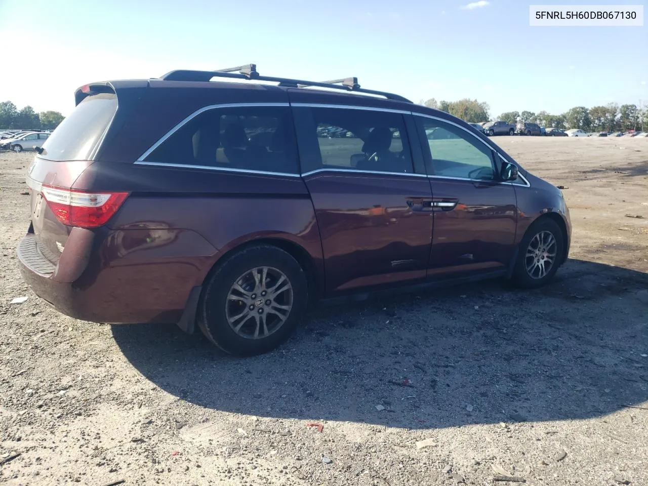 5FNRL5H60DB067130 2013 Honda Odyssey Exl