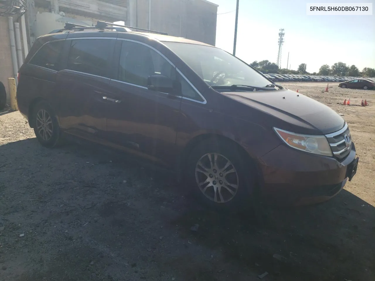 5FNRL5H60DB067130 2013 Honda Odyssey Exl