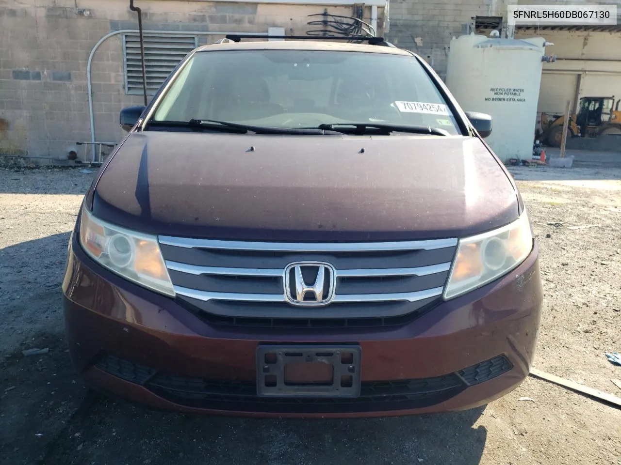 5FNRL5H60DB067130 2013 Honda Odyssey Exl