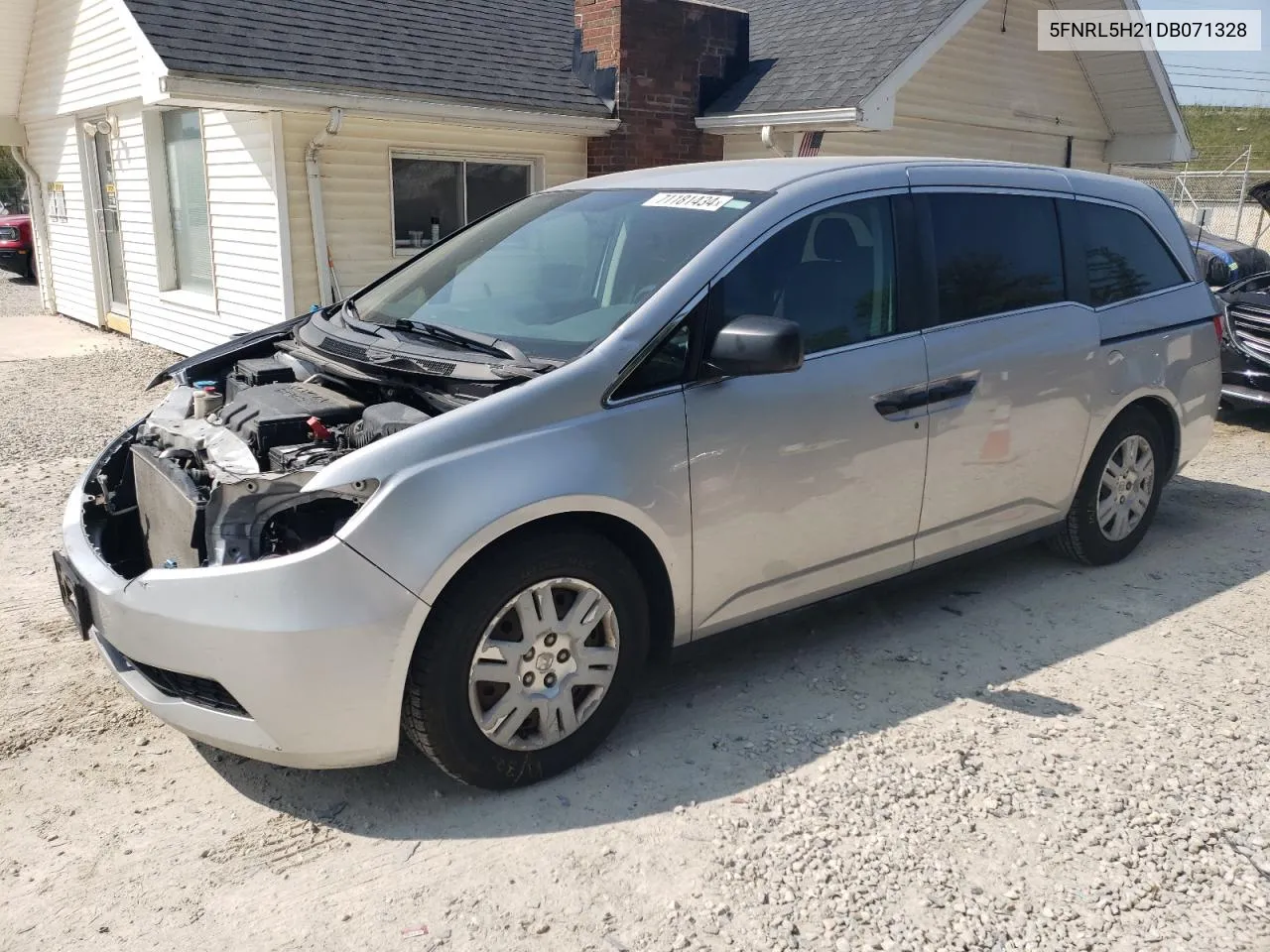 2013 Honda Odyssey Lx VIN: 5FNRL5H21DB071328 Lot: 71181434