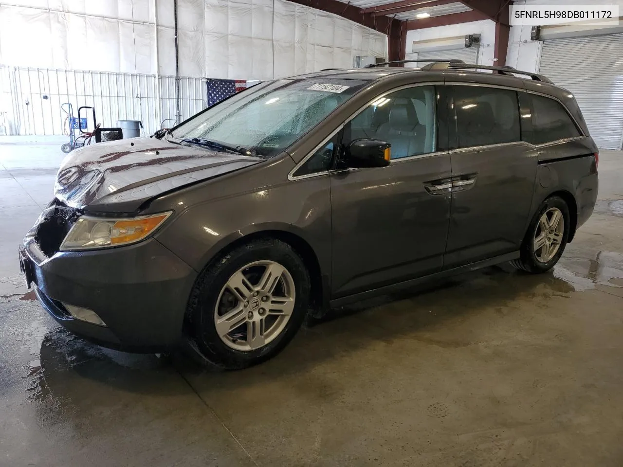 2013 Honda Odyssey Touring VIN: 5FNRL5H98DB011172 Lot: 71192104