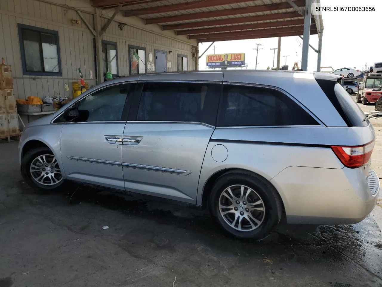 2013 Honda Odyssey Exl VIN: 5FNRL5H67DB063656 Lot: 71258504