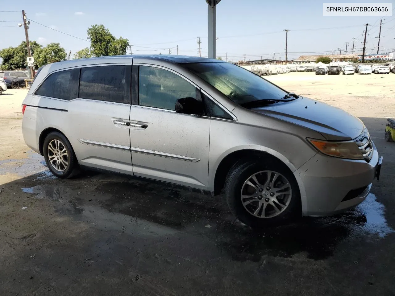 2013 Honda Odyssey Exl VIN: 5FNRL5H67DB063656 Lot: 71258504