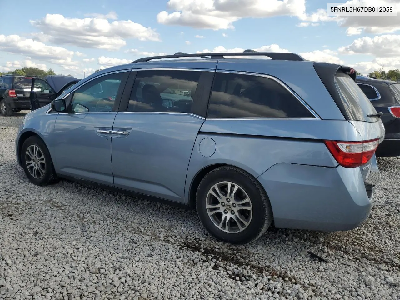 2013 Honda Odyssey Exl VIN: 5FNRL5H67DB012058 Lot: 71797184