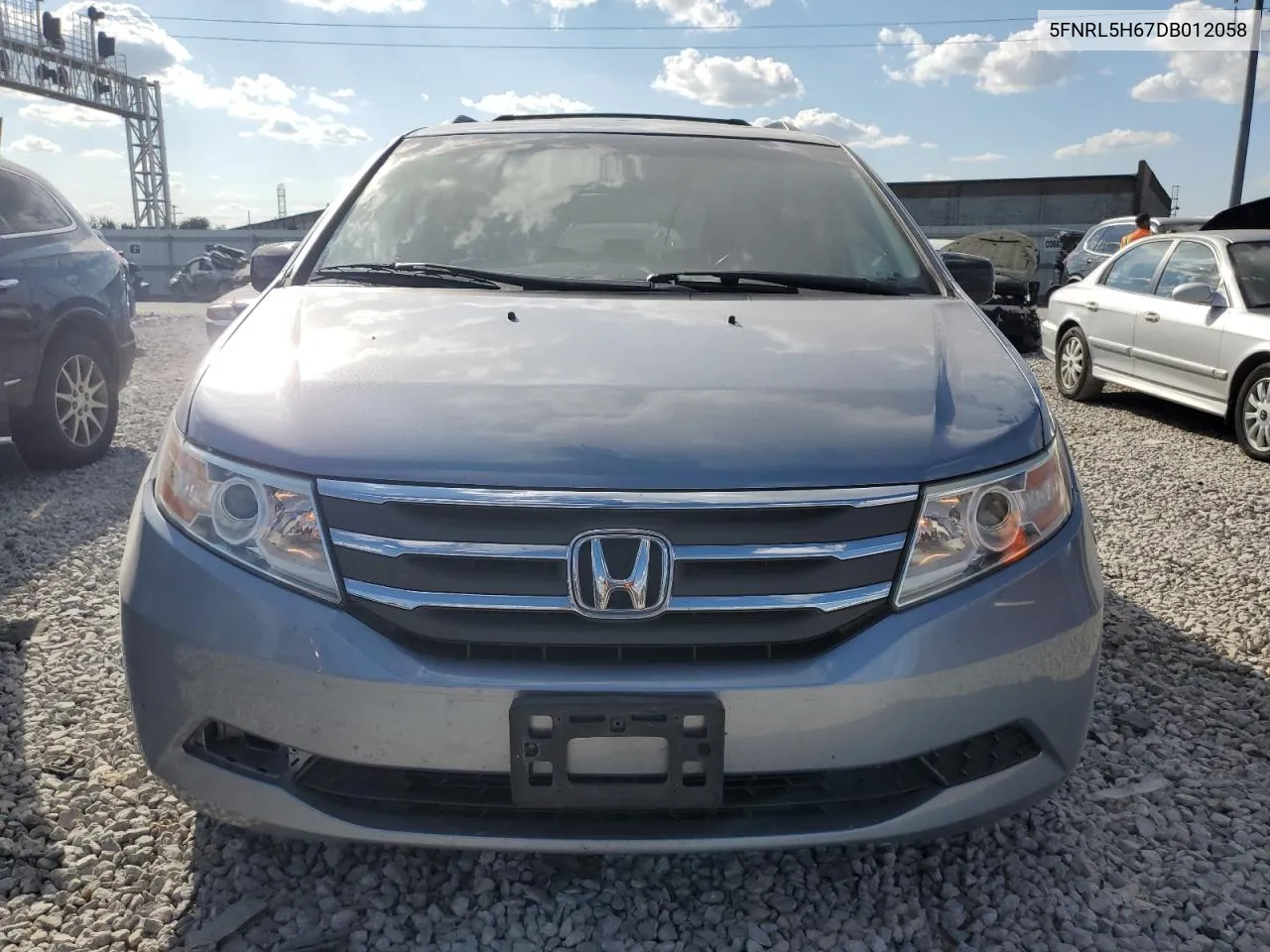 5FNRL5H67DB012058 2013 Honda Odyssey Exl