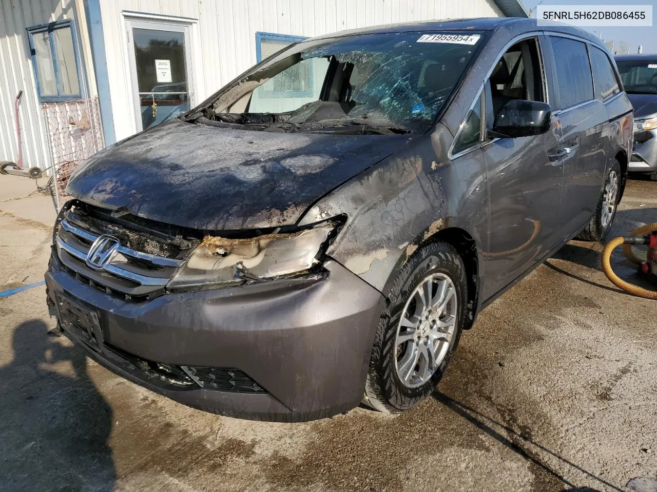 5FNRL5H62DB086455 2013 Honda Odyssey Exl