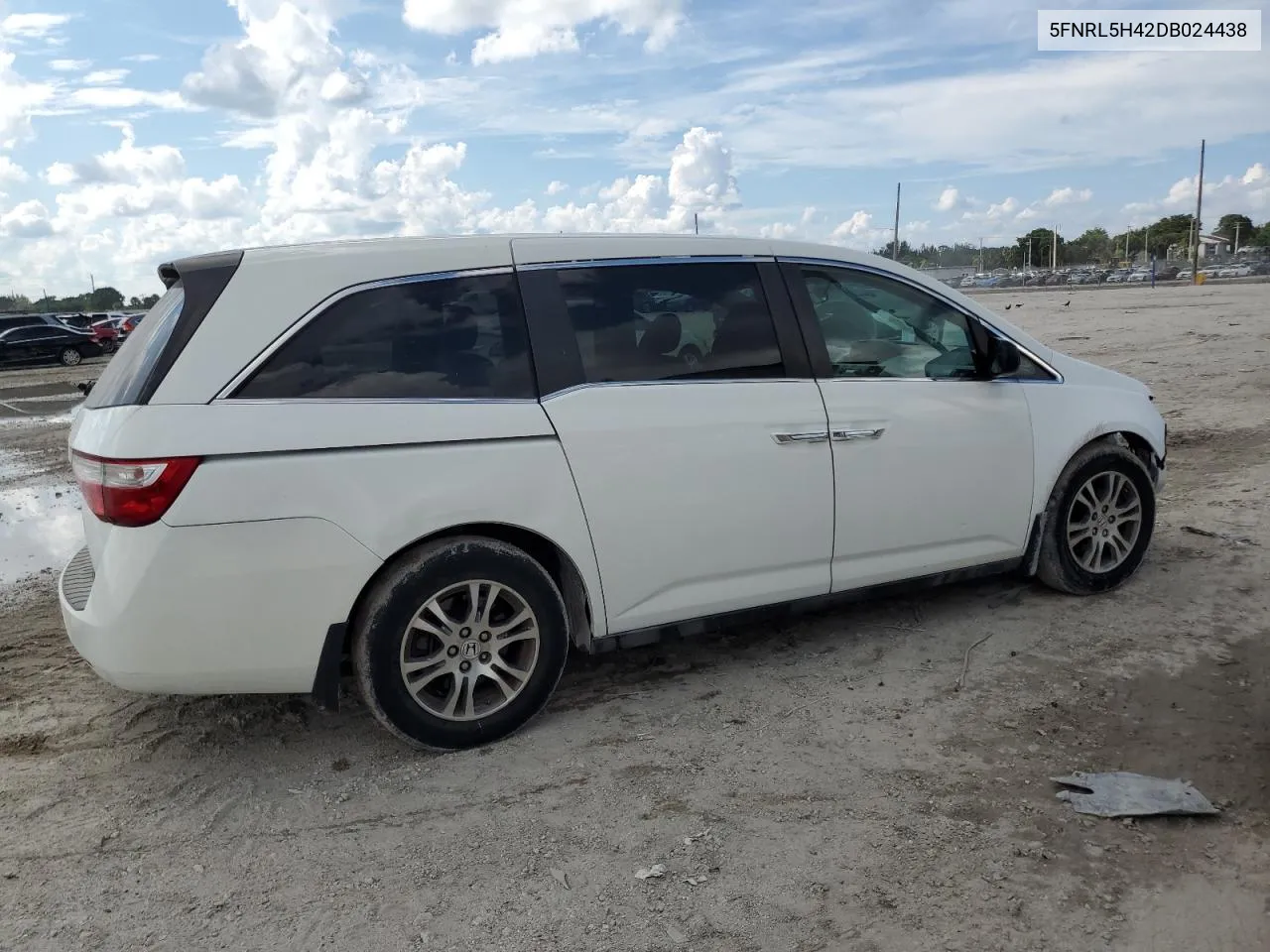 5FNRL5H42DB024438 2013 Honda Odyssey Ex