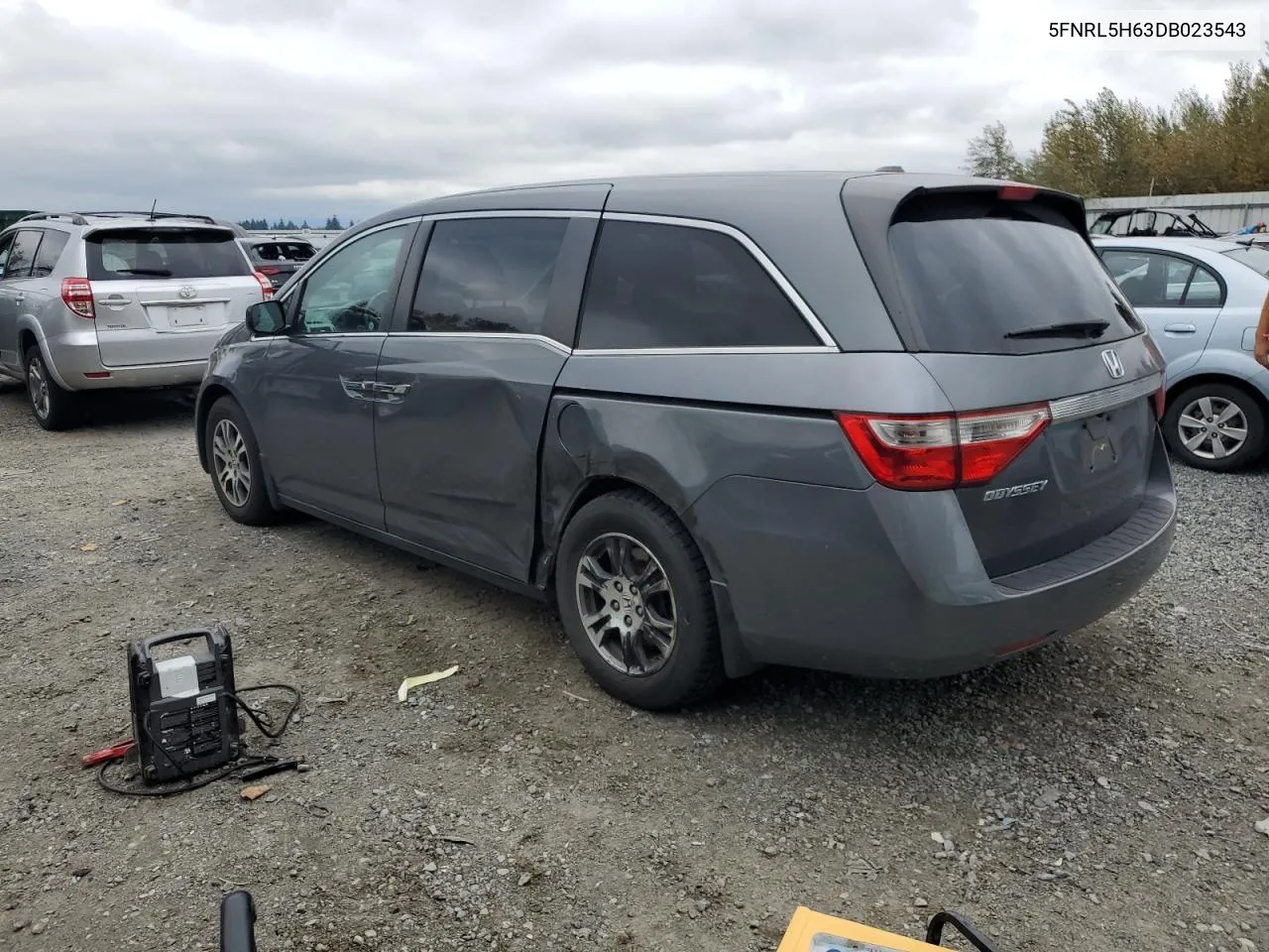 5FNRL5H63DB023543 2013 Honda Odyssey Exl