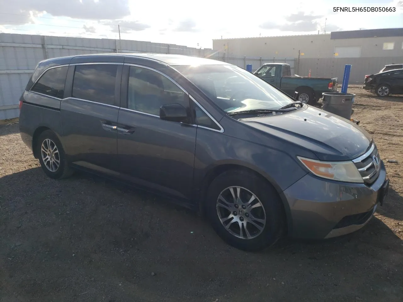 5FNRL5H65DB050663 2013 Honda Odyssey Exl