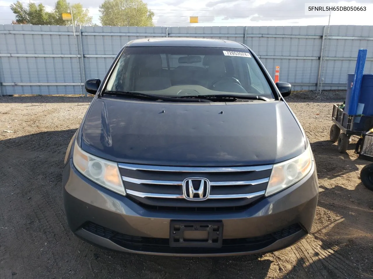 5FNRL5H65DB050663 2013 Honda Odyssey Exl