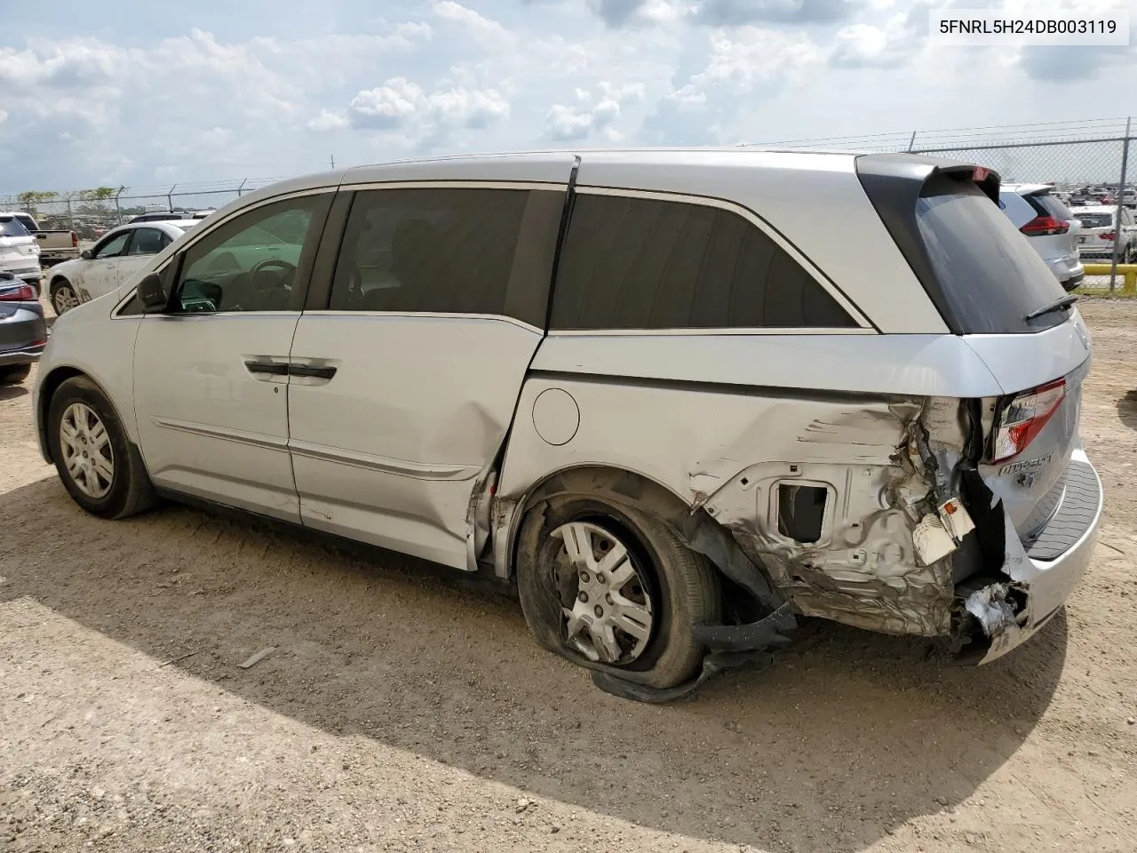 2013 Honda Odyssey Lx VIN: 5FNRL5H24DB003119 Lot: 72640524