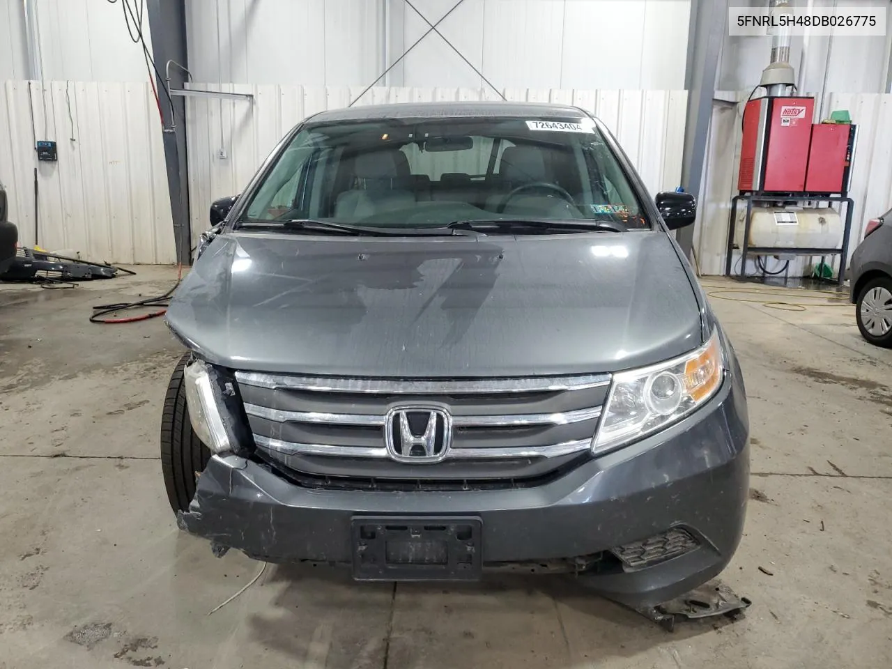 2013 Honda Odyssey Ex VIN: 5FNRL5H48DB026775 Lot: 72643404