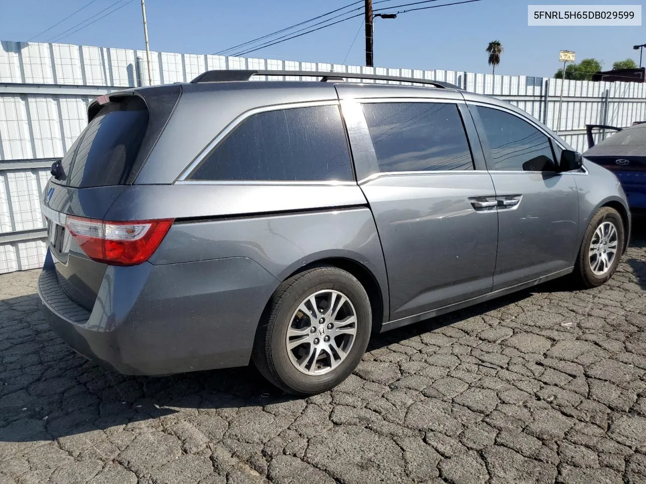 2013 Honda Odyssey Exl VIN: 5FNRL5H65DB029599 Lot: 72748314