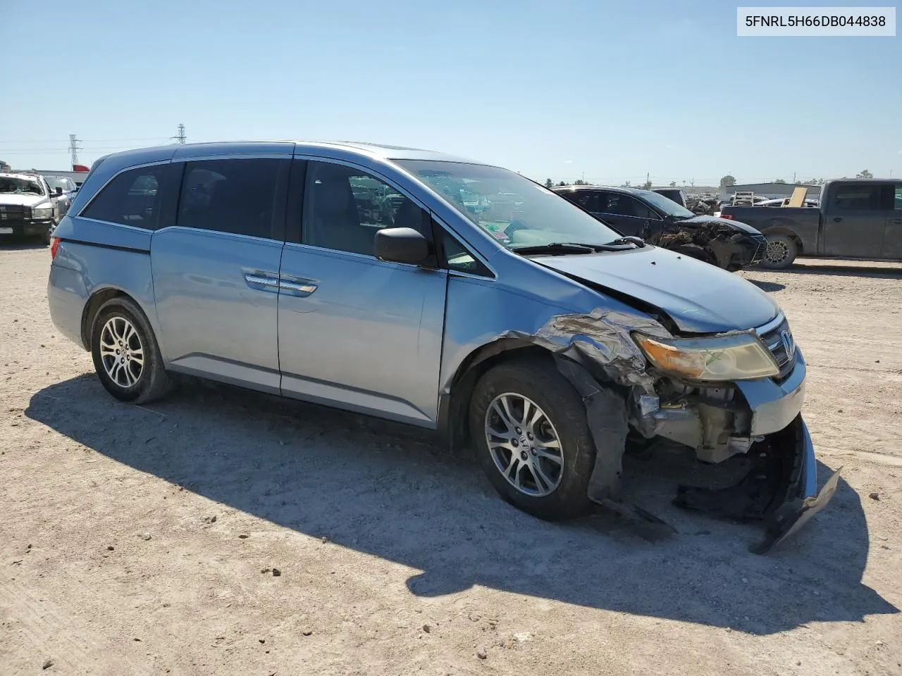 2013 Honda Odyssey Exl VIN: 5FNRL5H66DB044838 Lot: 72792744