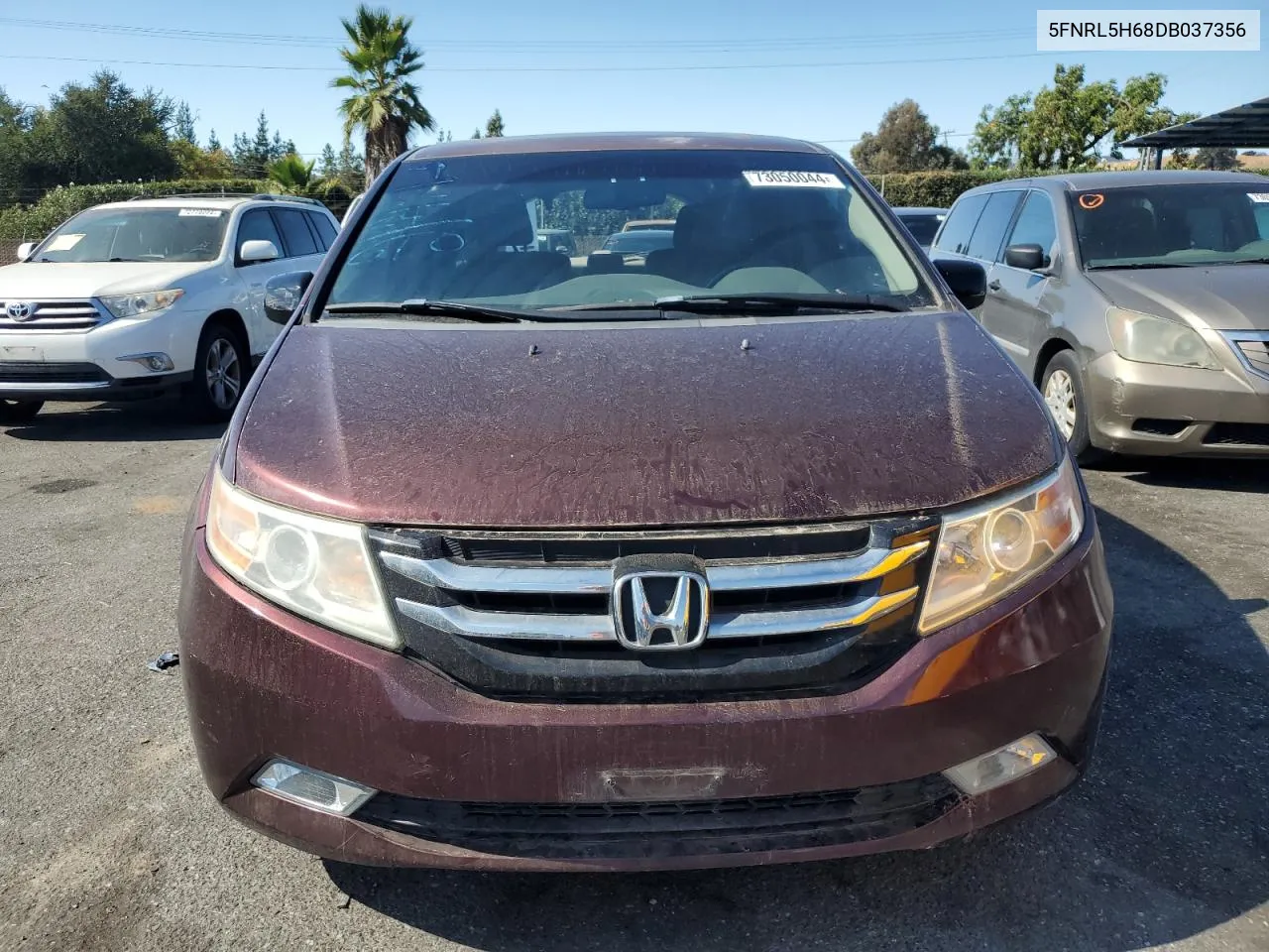 2013 Honda Odyssey Exl VIN: 5FNRL5H68DB037356 Lot: 73050044