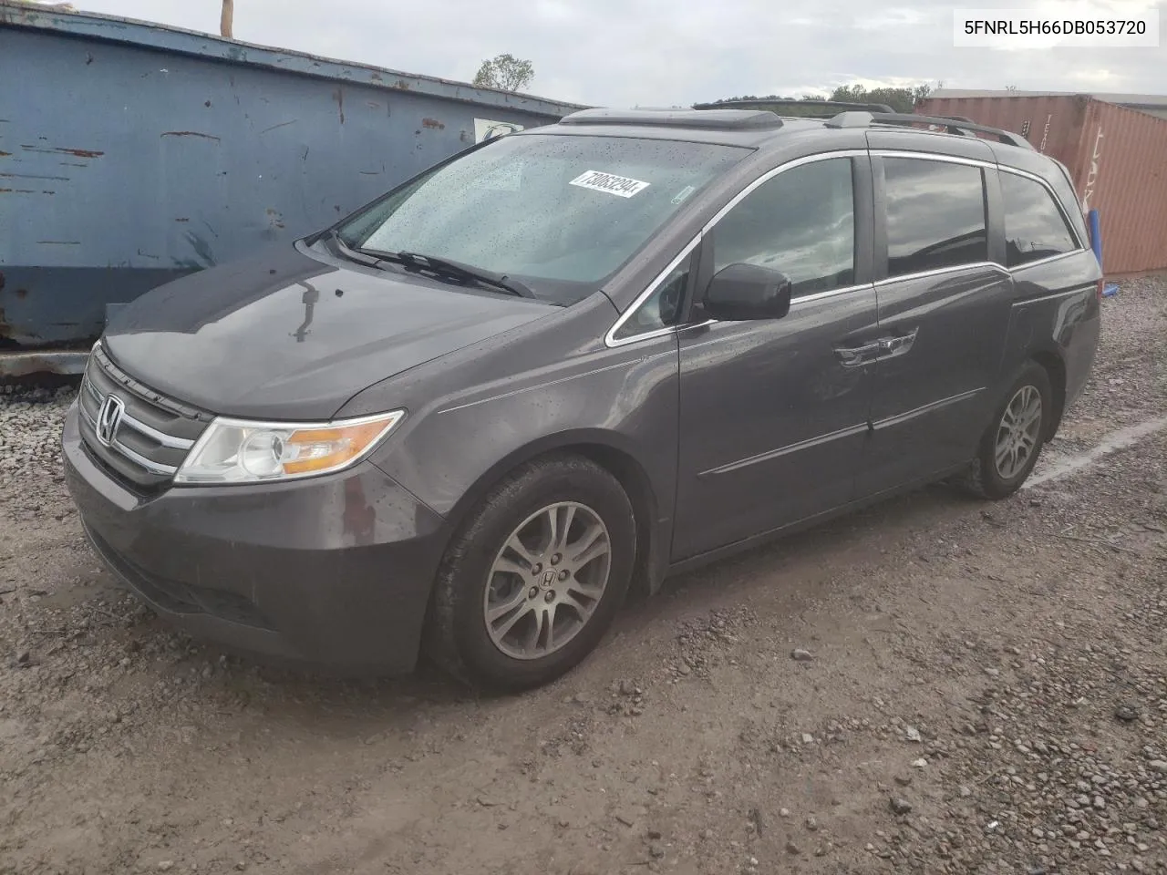 2013 Honda Odyssey Exl VIN: 5FNRL5H66DB053720 Lot: 73063294