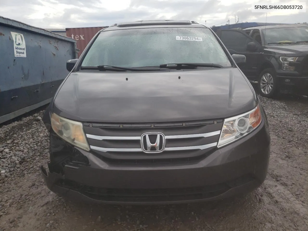 5FNRL5H66DB053720 2013 Honda Odyssey Exl