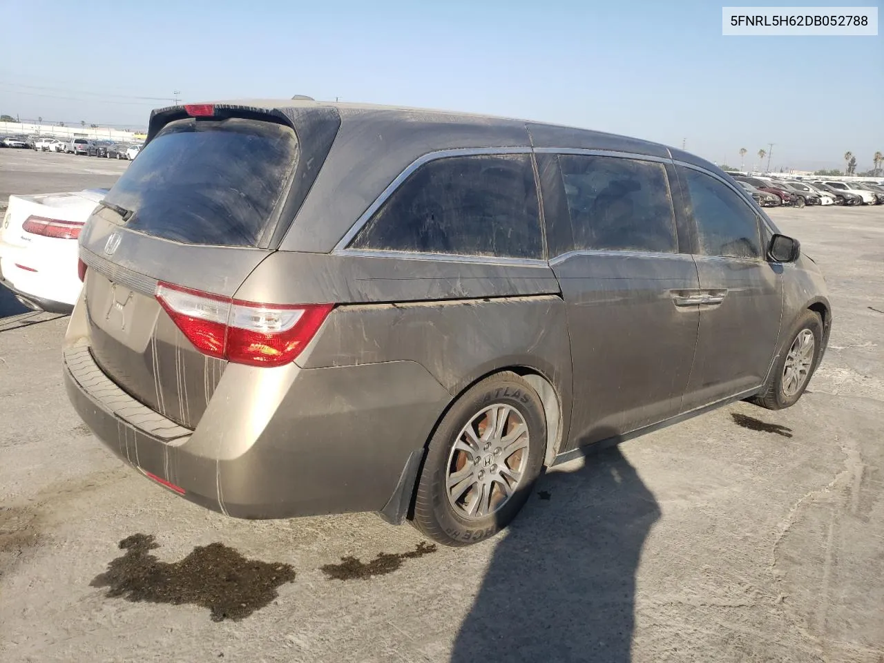 2013 Honda Odyssey Exl VIN: 5FNRL5H62DB052788 Lot: 73435384