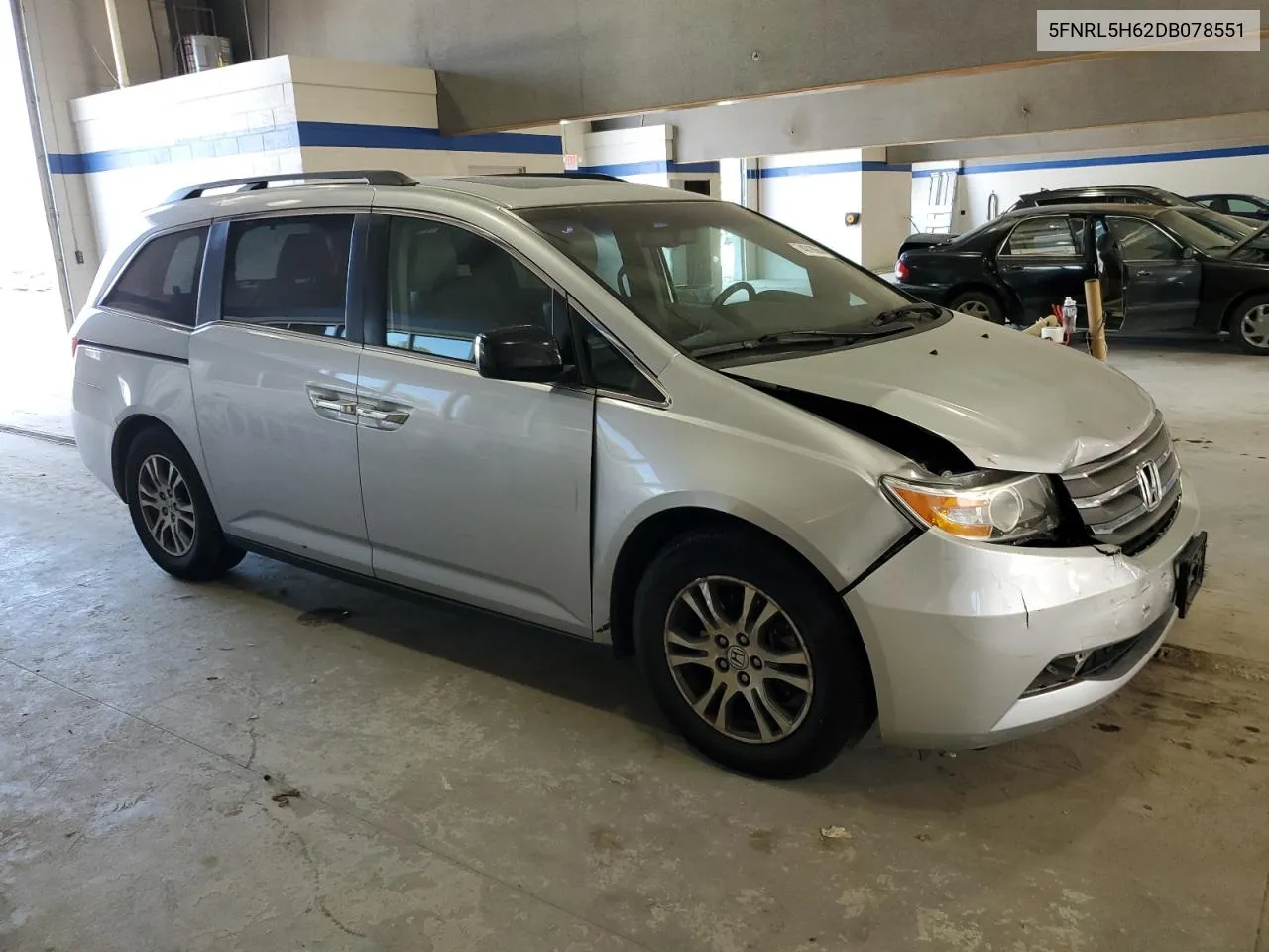 2013 Honda Odyssey Exl VIN: 5FNRL5H62DB078551 Lot: 74619964