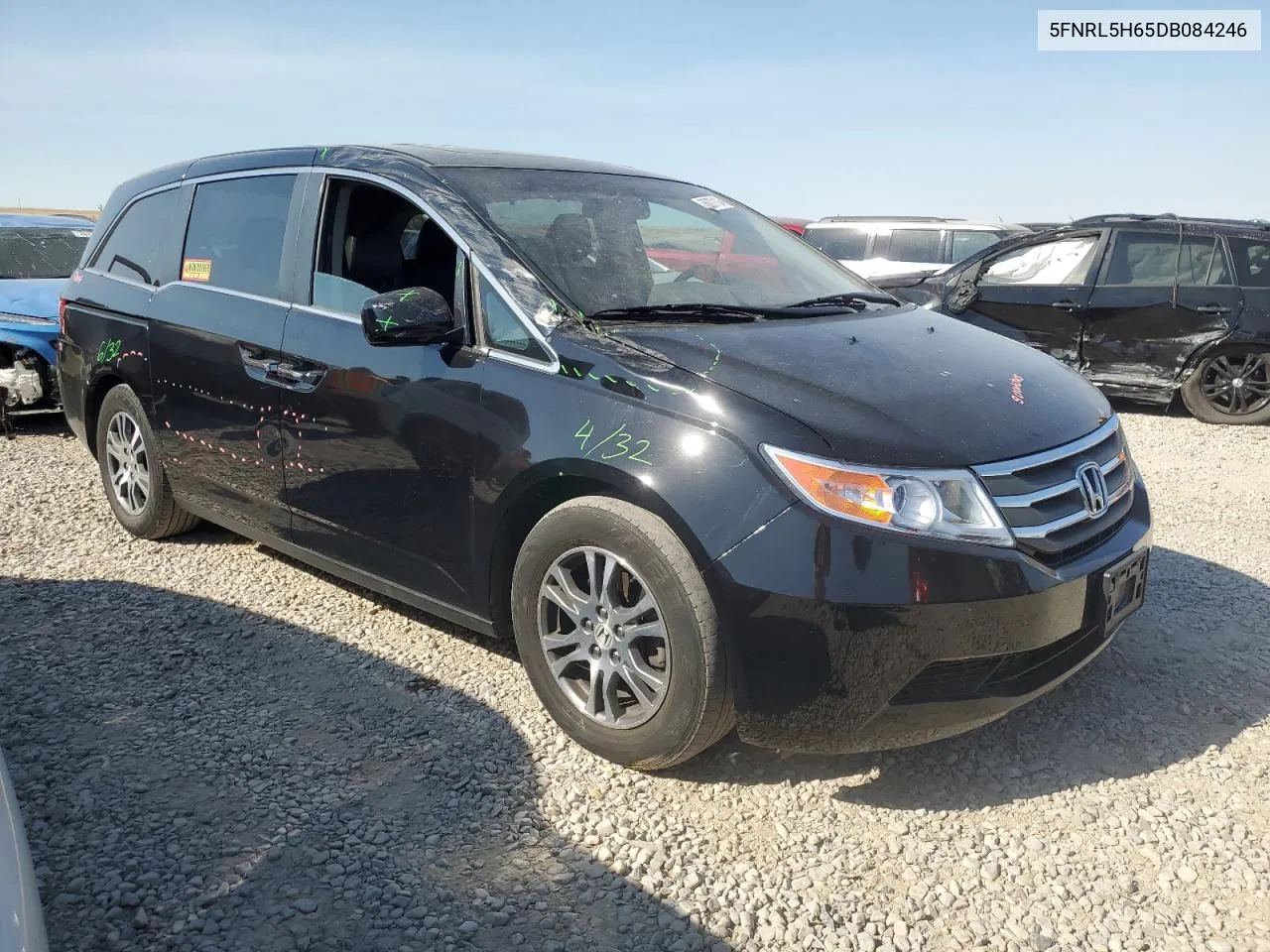 5FNRL5H65DB084246 2013 Honda Odyssey Exl