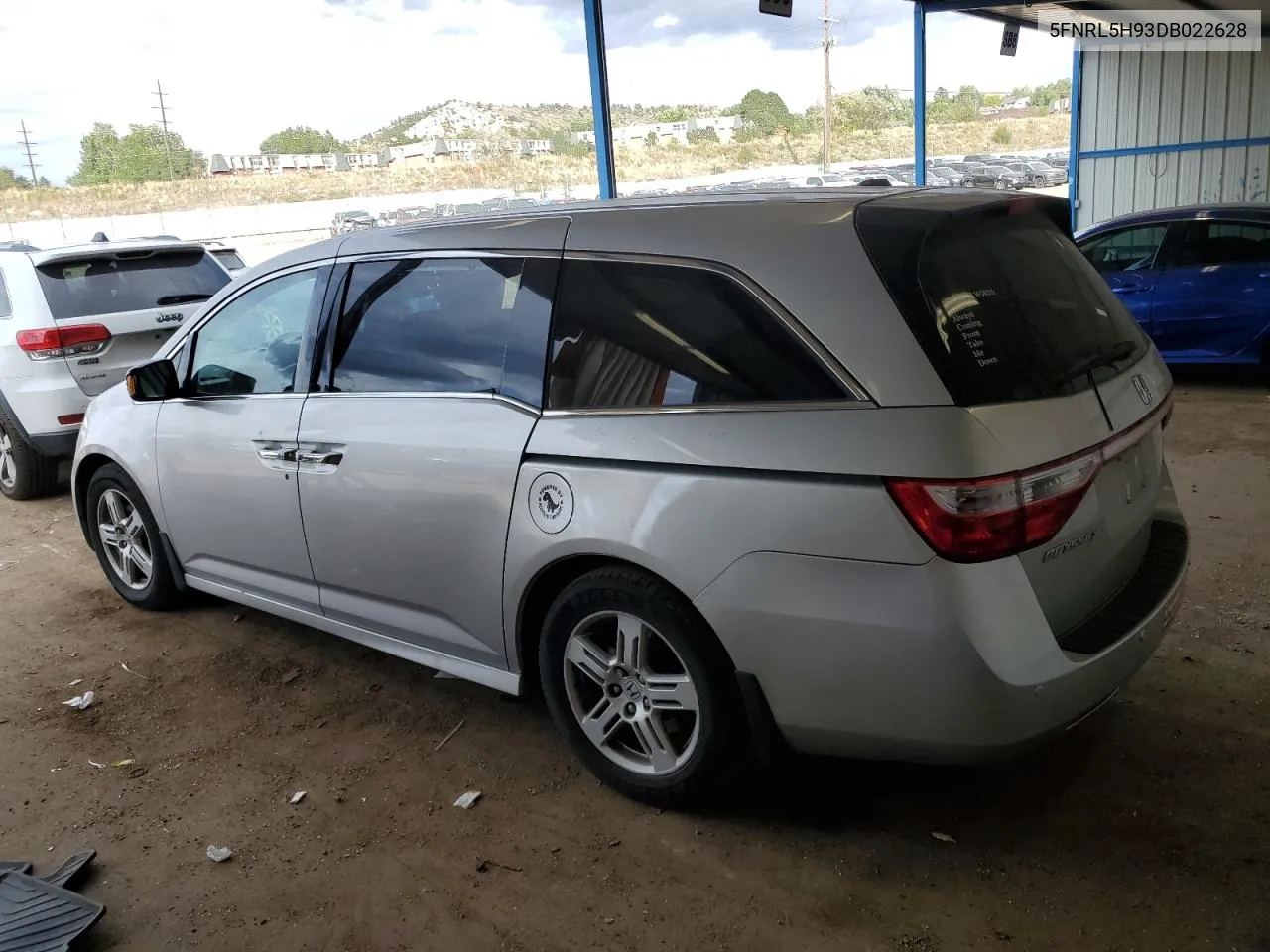 2013 Honda Odyssey Touring VIN: 5FNRL5H93DB022628 Lot: 76199854