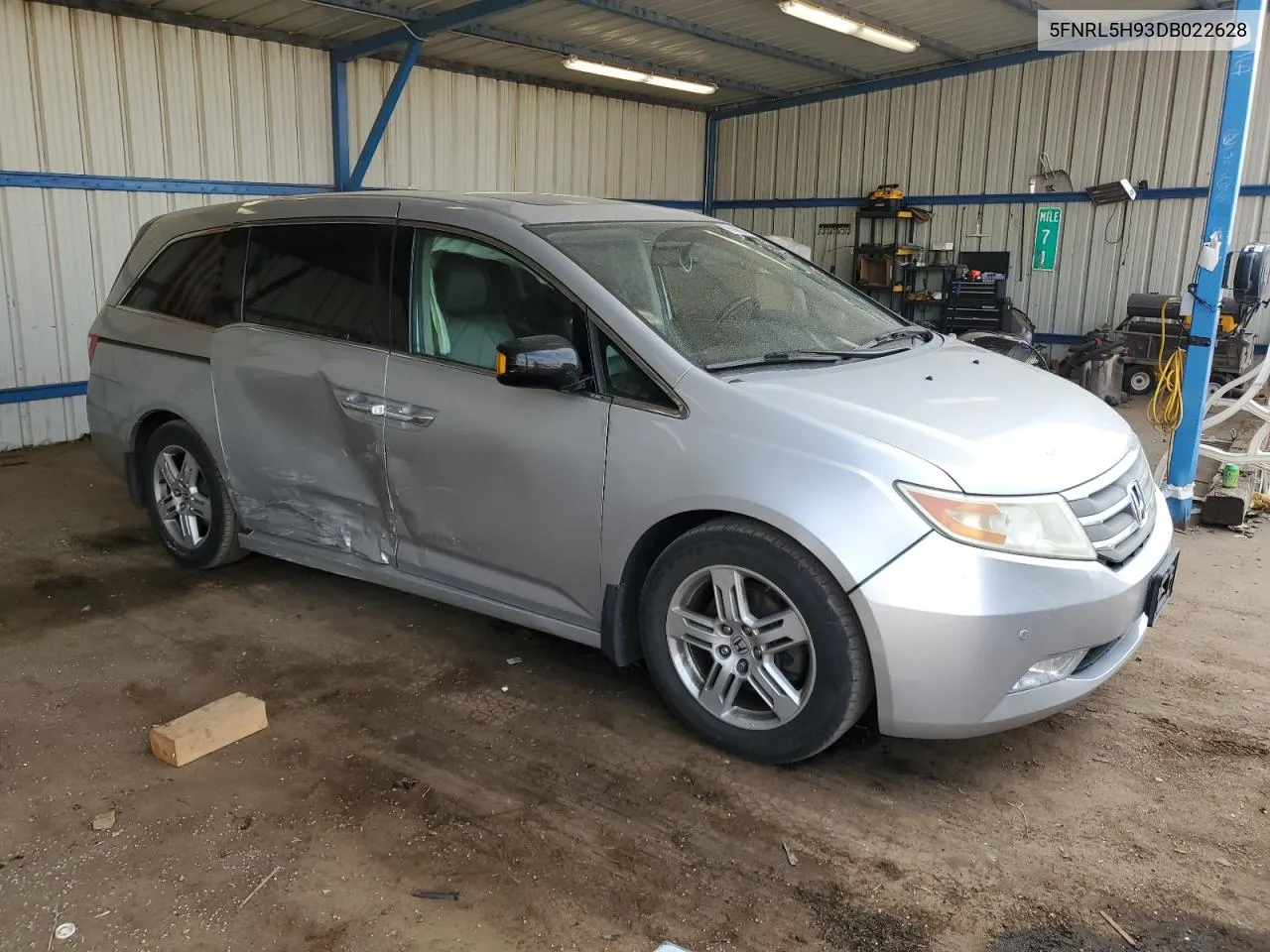 2013 Honda Odyssey Touring VIN: 5FNRL5H93DB022628 Lot: 76199854