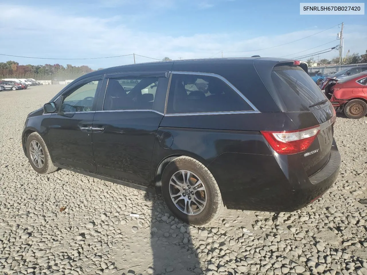 2013 Honda Odyssey Exl VIN: 5FNRL5H67DB027420 Lot: 76364574