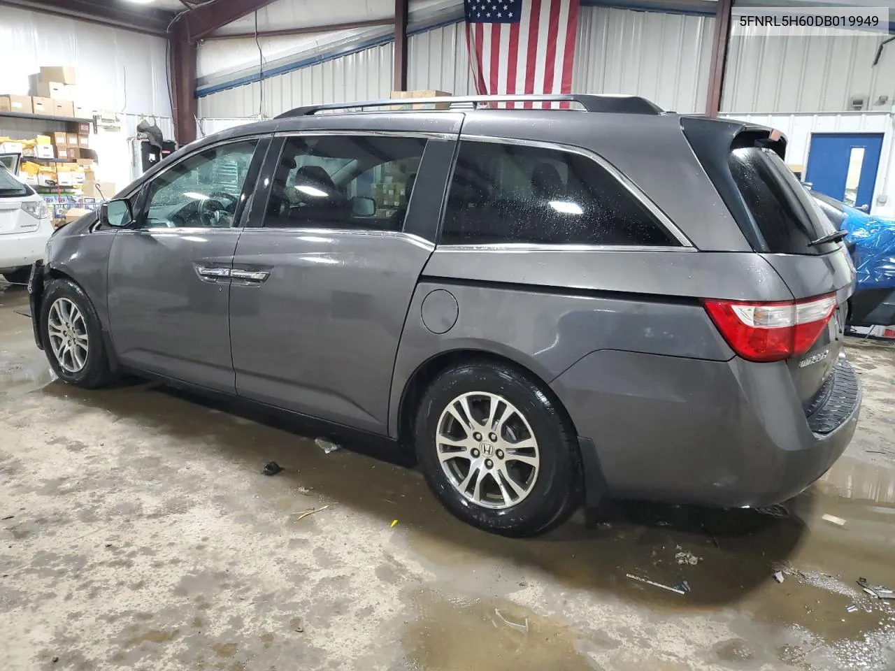 2013 Honda Odyssey Exl VIN: 5FNRL5H60DB019949 Lot: 77478934