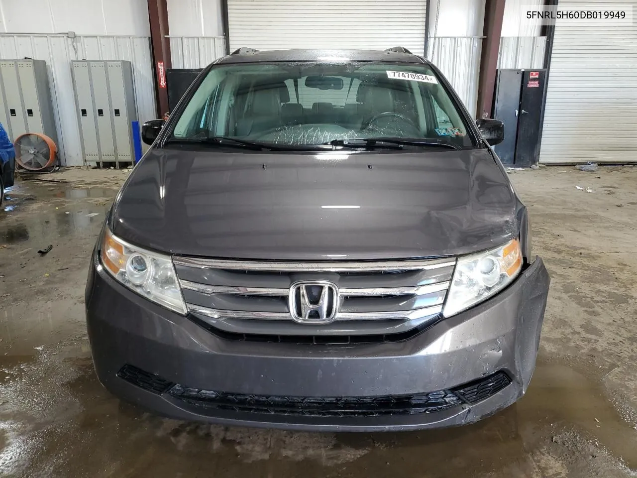 2013 Honda Odyssey Exl VIN: 5FNRL5H60DB019949 Lot: 77478934