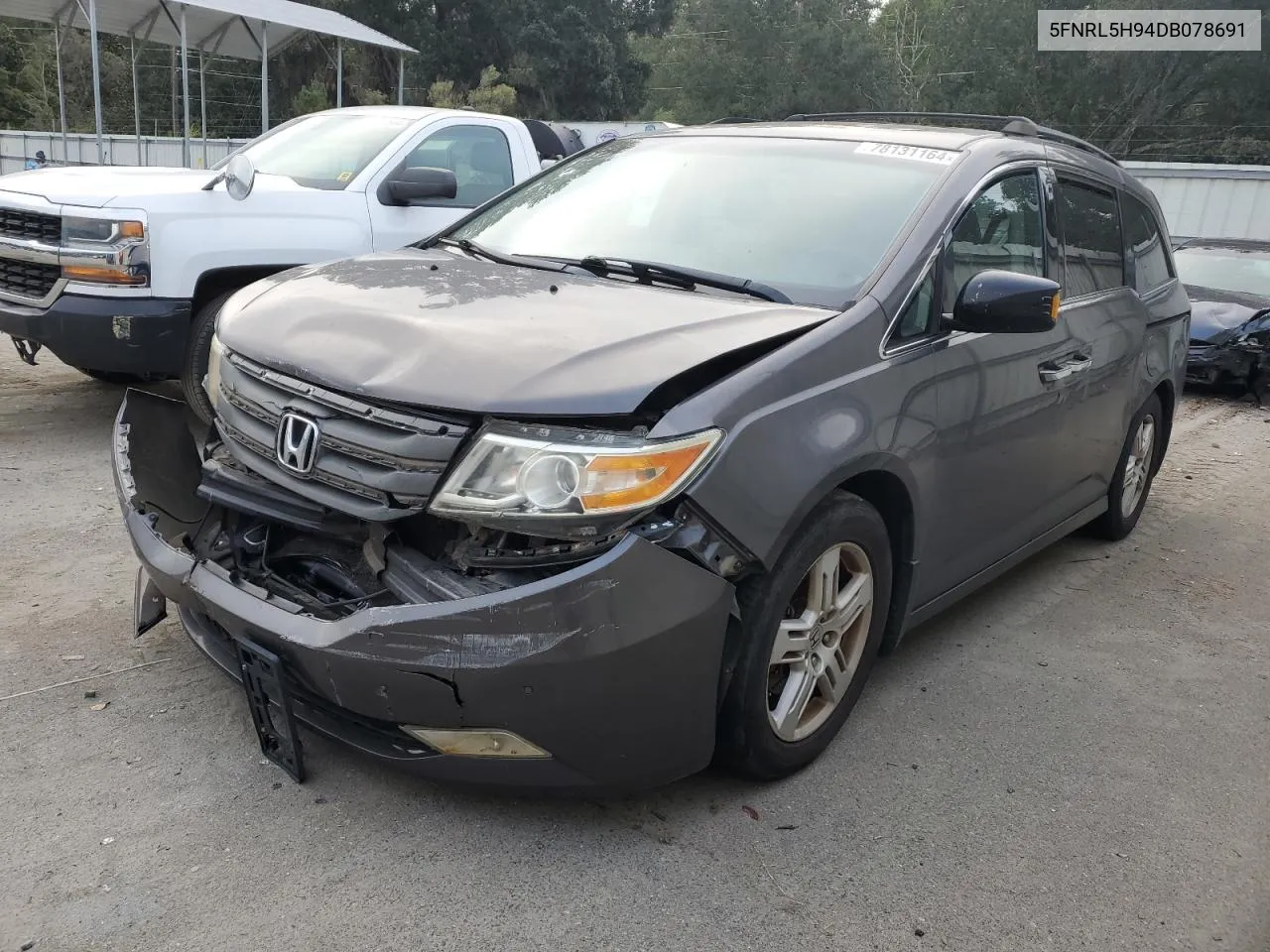 2013 Honda Odyssey Touring VIN: 5FNRL5H94DB078691 Lot: 78131164