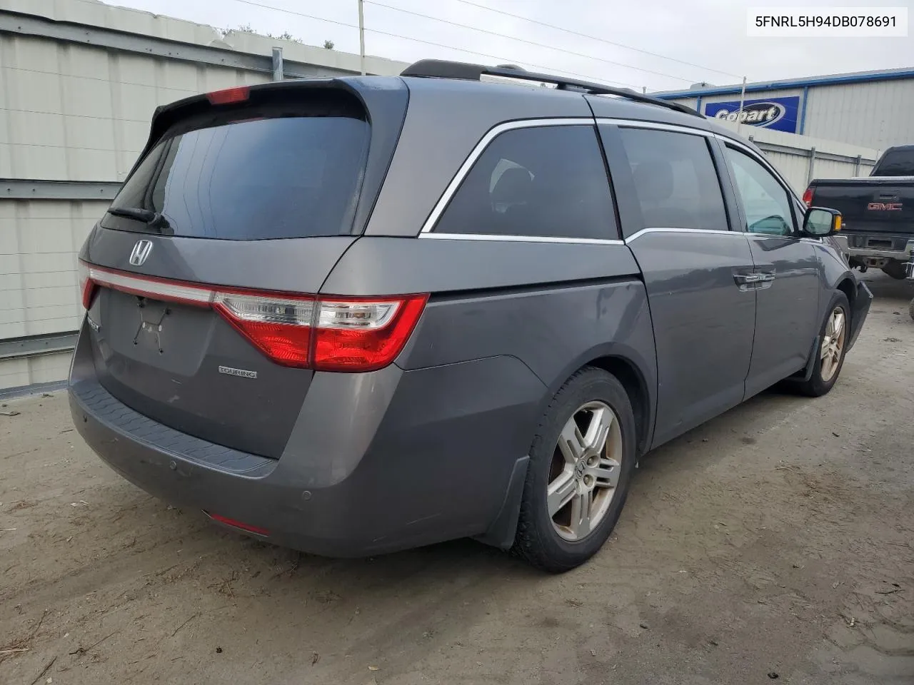 2013 Honda Odyssey Touring VIN: 5FNRL5H94DB078691 Lot: 78131164