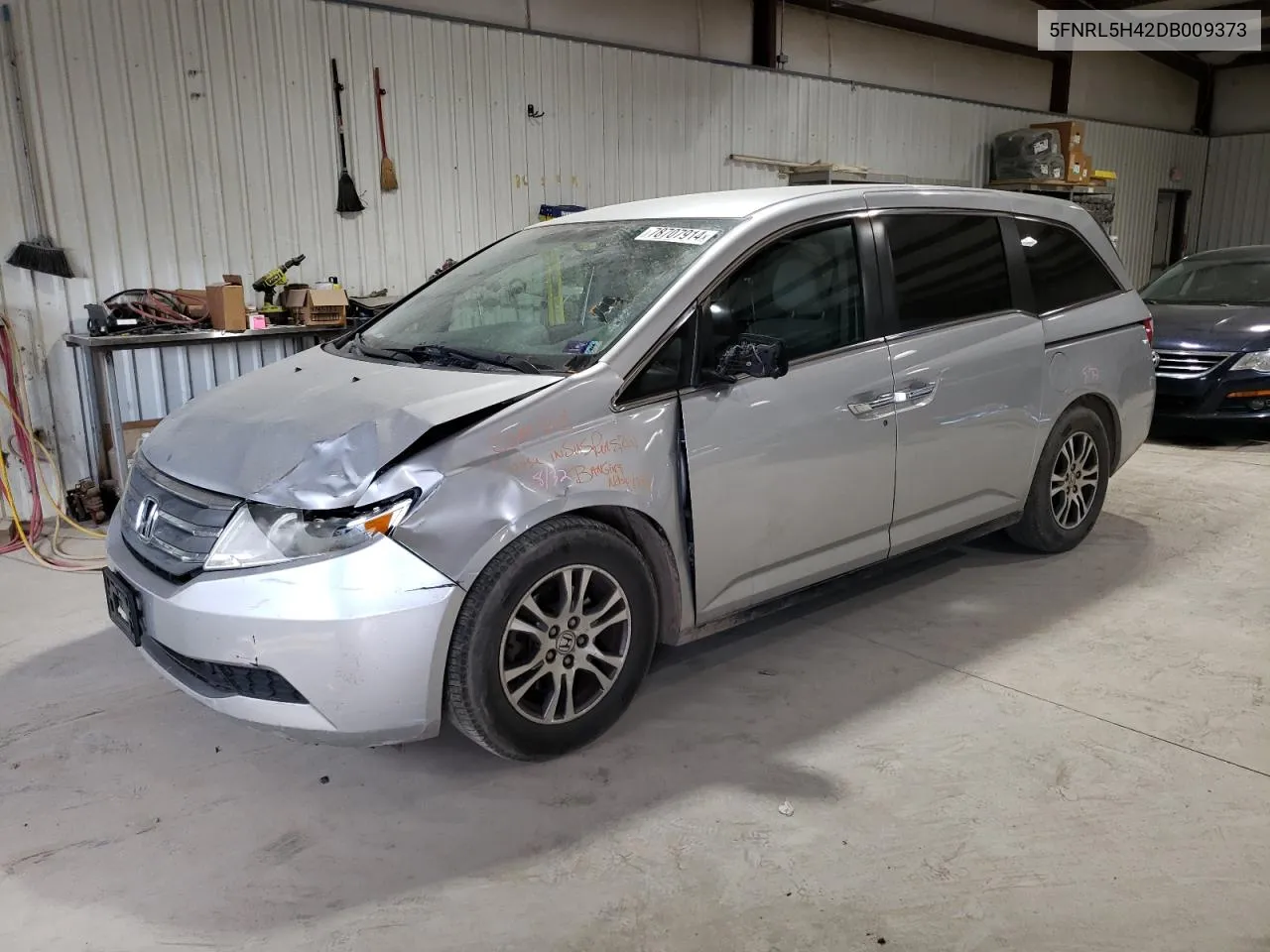 2013 Honda Odyssey Ex VIN: 5FNRL5H42DB009373 Lot: 78707914