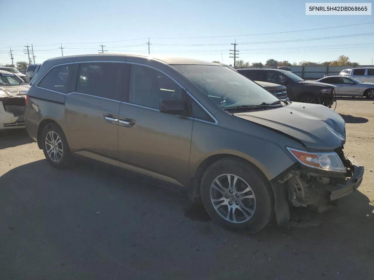 2013 Honda Odyssey Ex VIN: 5FNRL5H42DB068665 Lot: 79301554