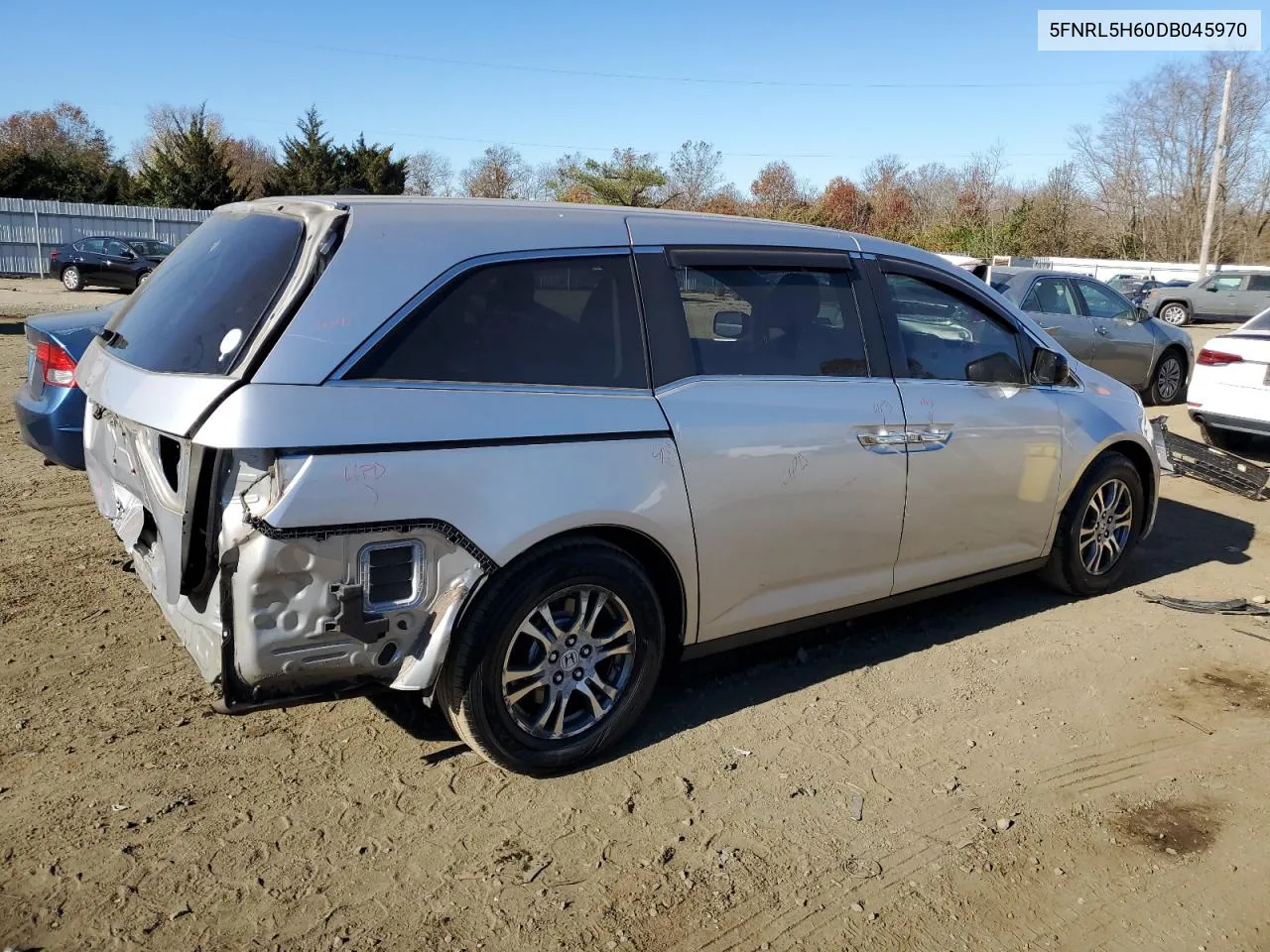 2013 Honda Odyssey Exl VIN: 5FNRL5H60DB045970 Lot: 79418884