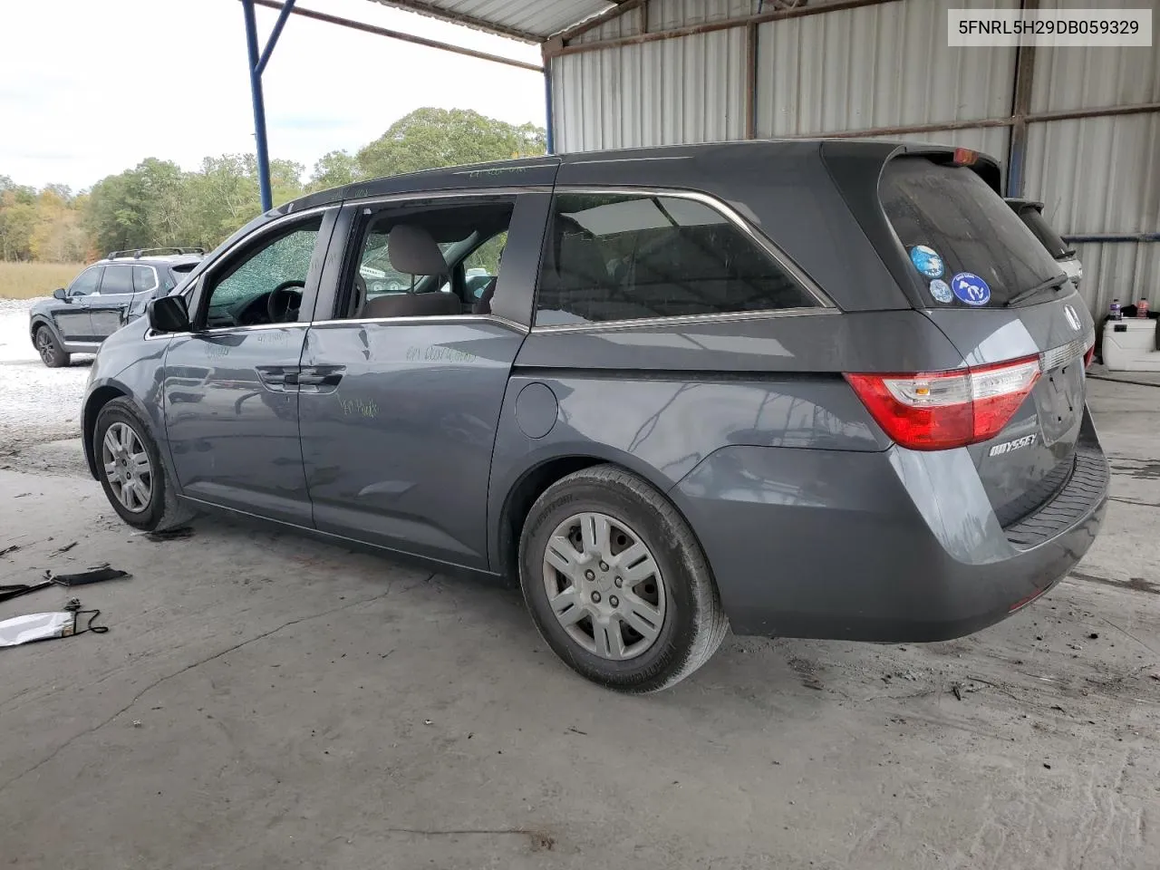 2013 Honda Odyssey Lx VIN: 5FNRL5H29DB059329 Lot: 80086244