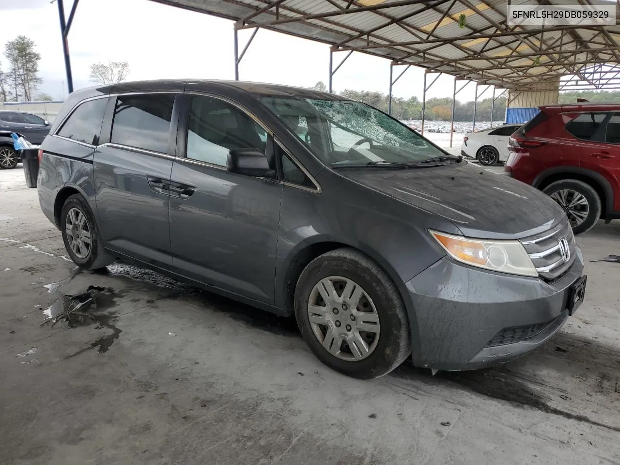 2013 Honda Odyssey Lx VIN: 5FNRL5H29DB059329 Lot: 80086244