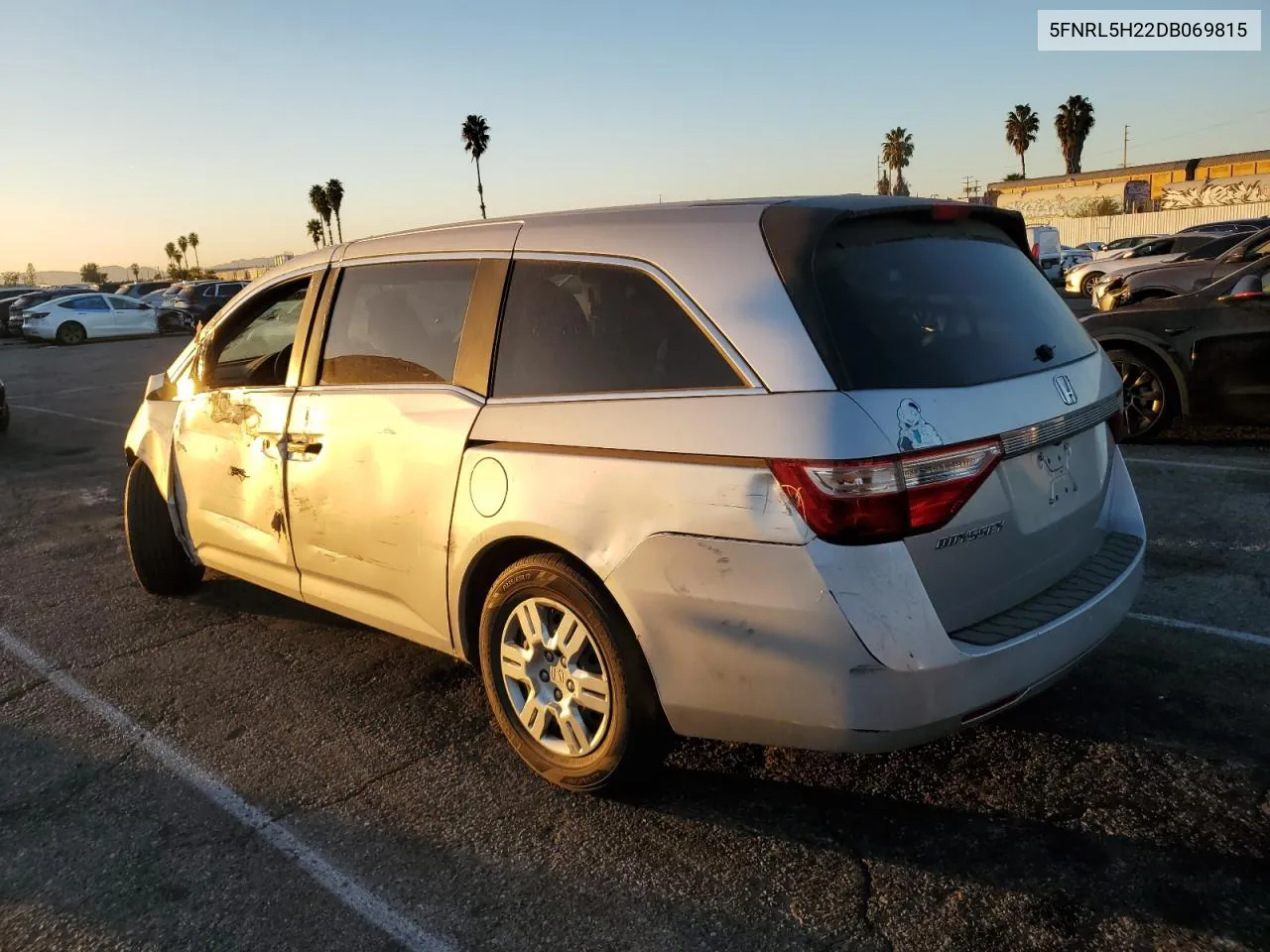 2013 Honda Odyssey Lx VIN: 5FNRL5H22DB069815 Lot: 80269964