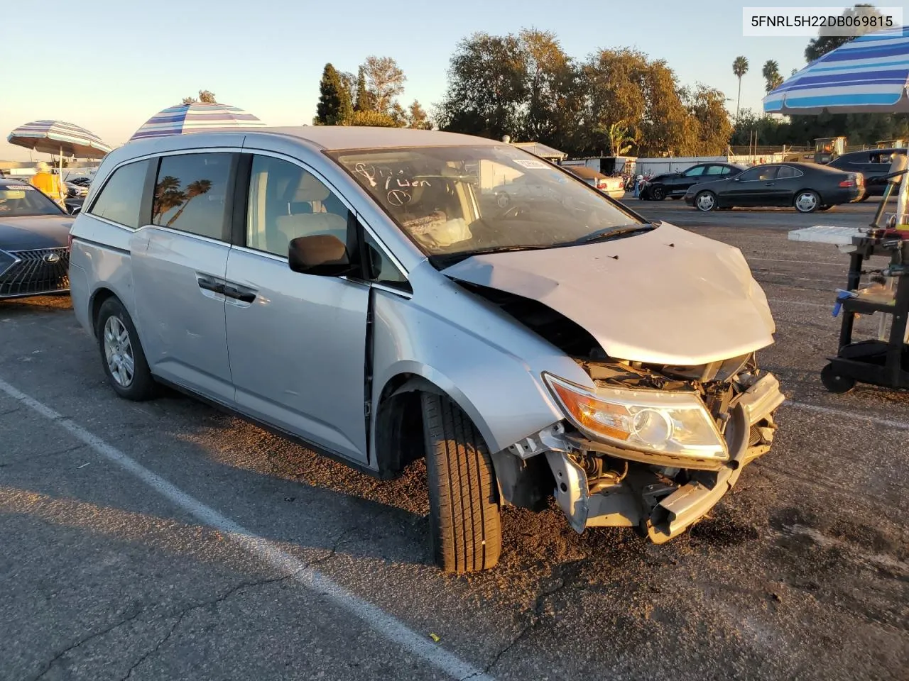 2013 Honda Odyssey Lx VIN: 5FNRL5H22DB069815 Lot: 80269964