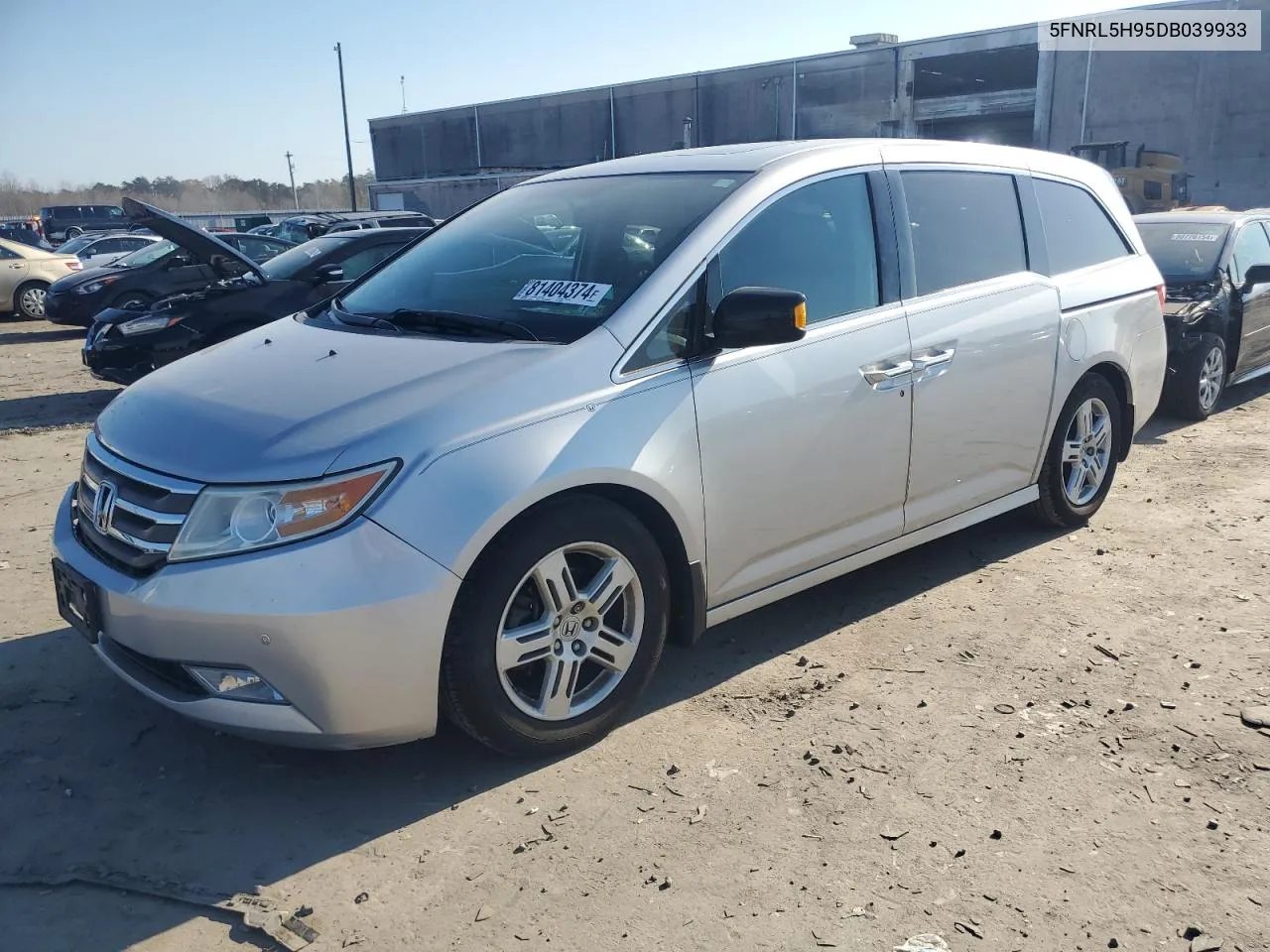 2013 Honda Odyssey Touring VIN: 5FNRL5H95DB039933 Lot: 81404374