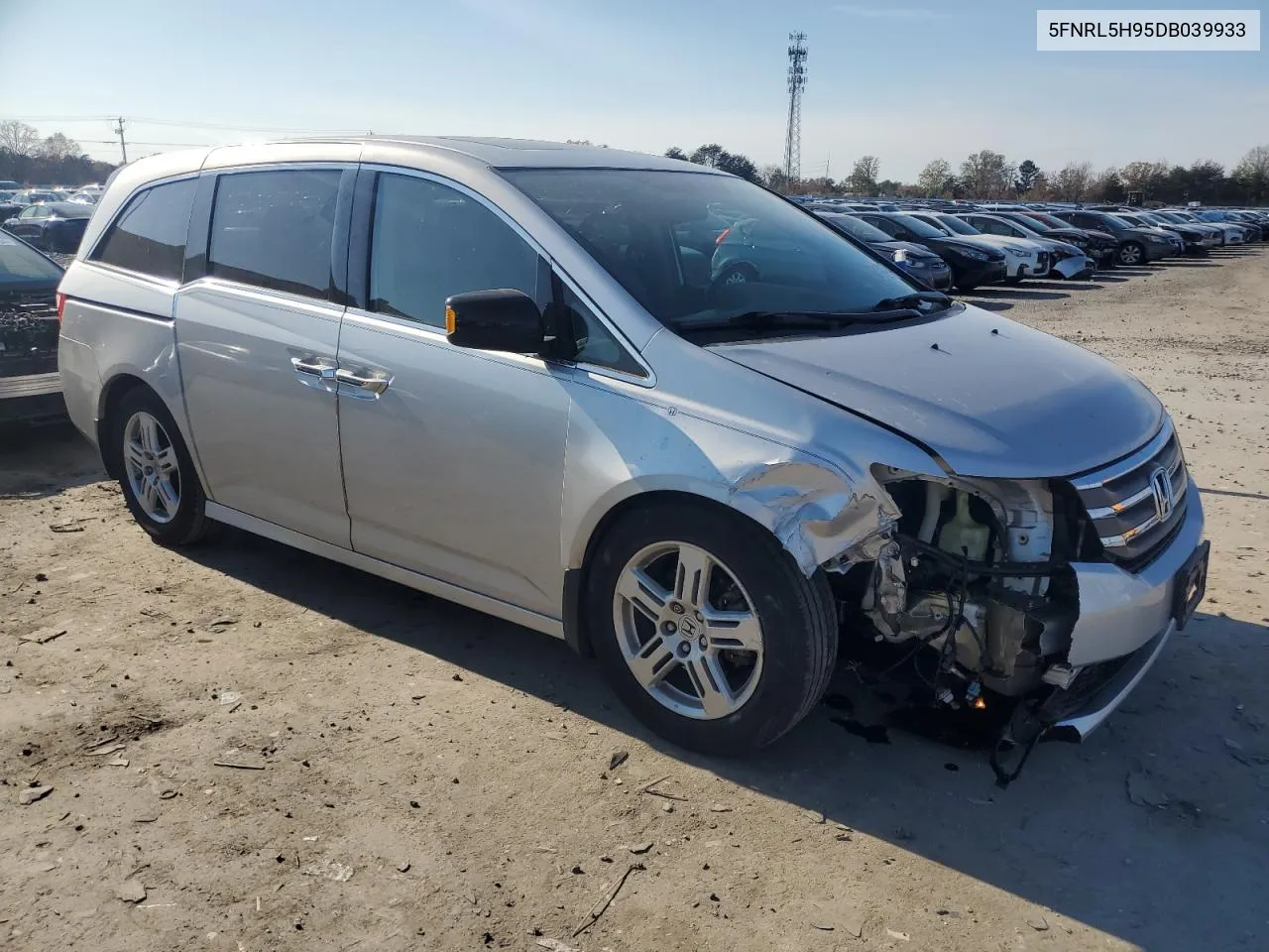 2013 Honda Odyssey Touring VIN: 5FNRL5H95DB039933 Lot: 81404374