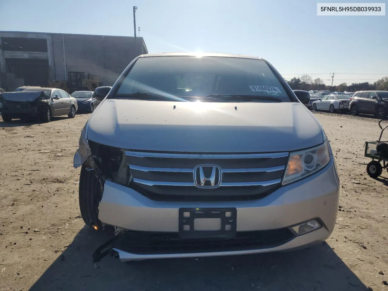 2013 Honda Odyssey Touring VIN: 5FNRL5H95DB039933 Lot: 81404374