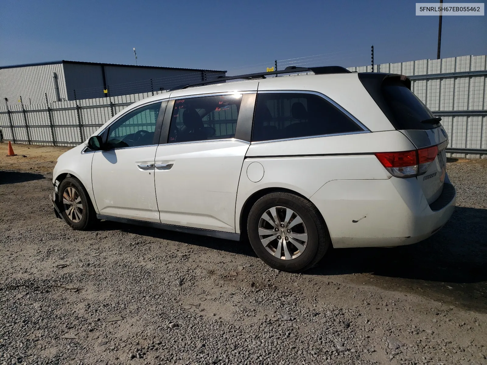 5FNRL5H67EB055462 2014 Honda Odyssey Exl