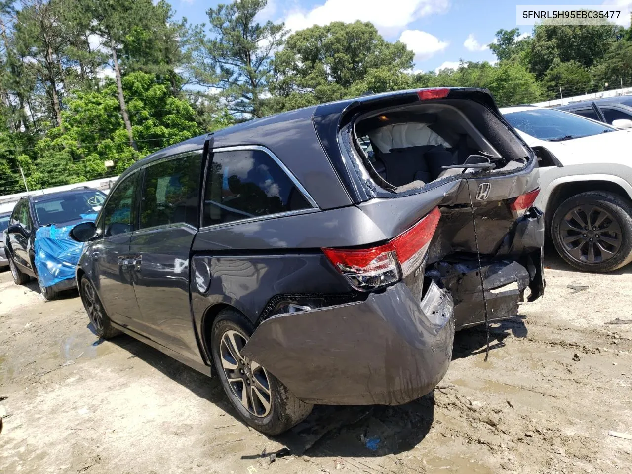 5FNRL5H95EB035477 2014 Honda Odyssey Touring