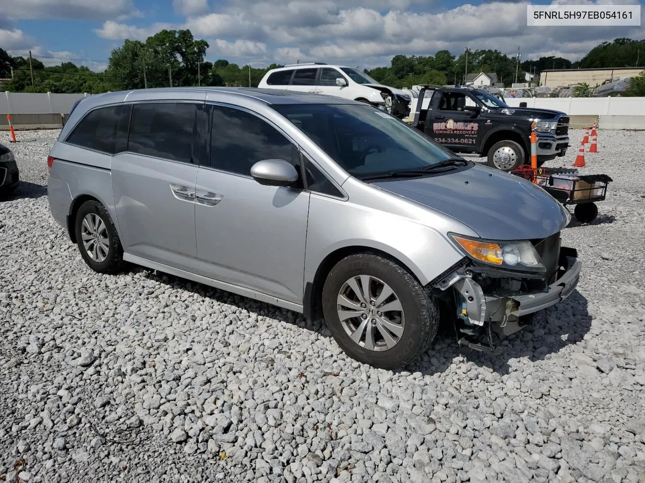 2014 Honda Odyssey Touring VIN: 5FNRL5H97EB054161 Lot: 58671414