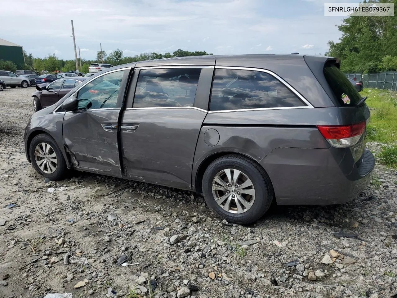 2014 Honda Odyssey Exl VIN: 5FNRL5H61EB079367 Lot: 60128494